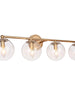 Putalisrea 4-Light Gold Vanity Light