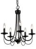 LNC Simple Metal Chandelier - 5 Lights 129.99