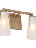 Xylinthia 2-Light Gold Vanity Light