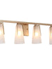 Xylinthia 3-Light Gold Vanity Light