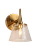 Quoridan 1-Light Gold Vanity Light