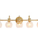 Borislav 5-Light Gold Vanity Light