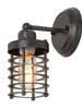 Wodroary 1-Light Industrial Rust Brown Armed Wall Sconces