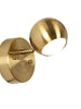 Stellevernic 1-Light Modern Gold Globe LED Wall Sconces