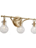 Phosphenes 3-Light Gold Vanity Light