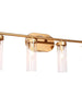 Savannah 4-Light Gold Vanity Light