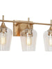 Stamolyric 3-Light Brass Vanity Light