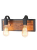 Valtiary 2-Light Wood Vanity Light