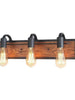 Valtiary 3-Light Wood Vanity Light