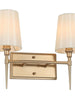 Sanantonio 2-Light Gold Vanity Light