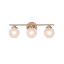 Radishes 3-Light Gold Vanity Light