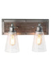 Nelestencle 2-Light Wood Vanity Light