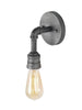 Santinate 1-Light Industrial Gray Bulb-Shape Wall Sconces