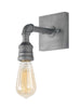 Santinate 1-Light industrial Gray Bulb-Shape Wall Sconces