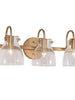 Scrophularia 3-Light Gold Vanity Light