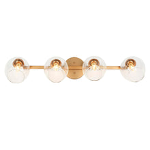 Isidore 4-Light Gold Vanity Light