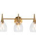 Cymerlarity 3-Light Brass Vanity Light