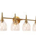 Cymerlarity 4-Light Brass Vanity Light